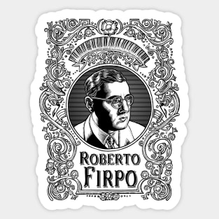 Roberto Firpo (in black) Sticker